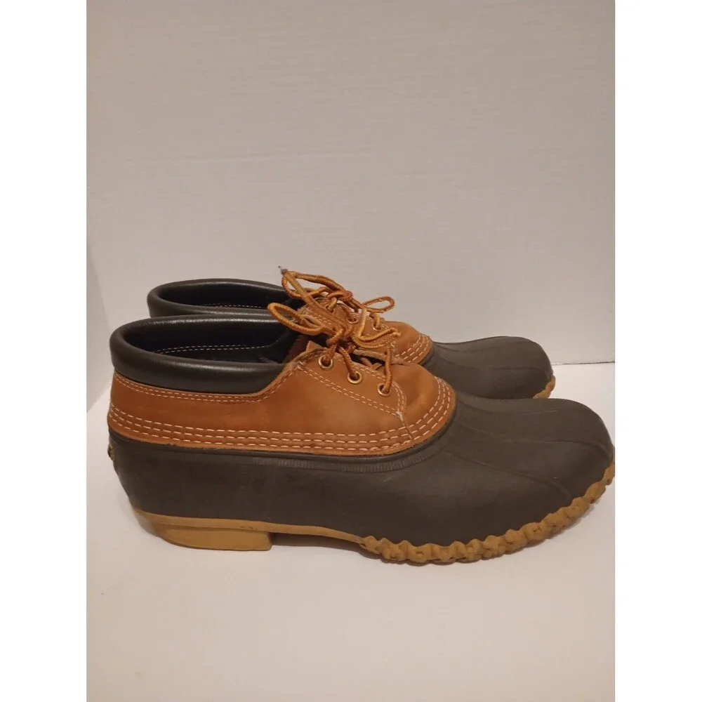 Men's L.L.Bean Boots, Gumshoes Low-Cut Style Size 11